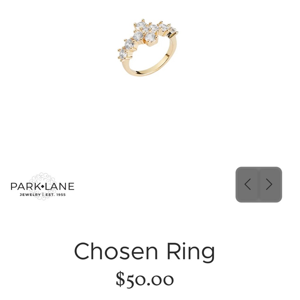 NWT Park Lane Chosen Ring